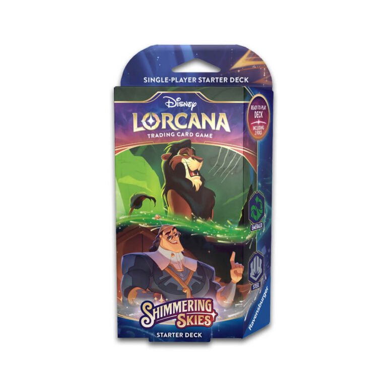 Disney Lorcana - Set 5 - Shimmering Skies Starter Deck - Emerald & Steel