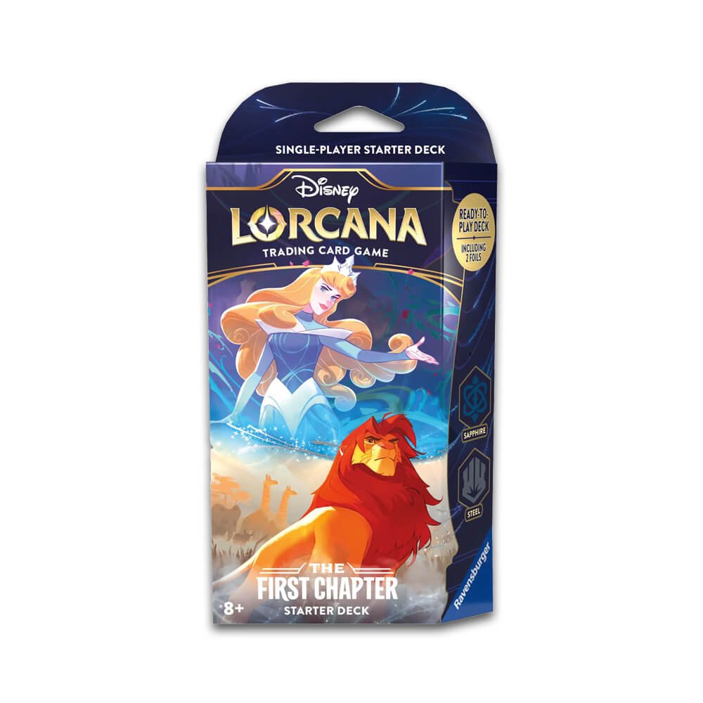 LORTFCSDSS Disney Lorcana The First Chapter Starter Deck - Sapphire & Steel