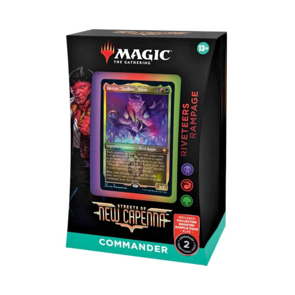 MTG-StreetsOfNewCapenna-CommanderDeck-RiveteersRampage MTG - Streets Of New Capenna - Commander Deck - Riveteers Rampage
