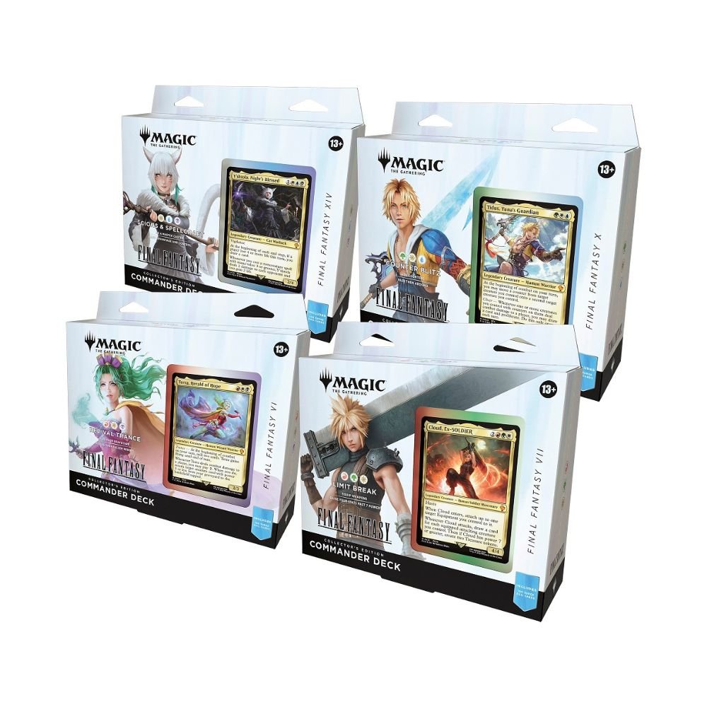 MTGFINFANCOLLECOMM_1 MTG - Final Fantasy - Collector Commander Deck English - Set of 4
