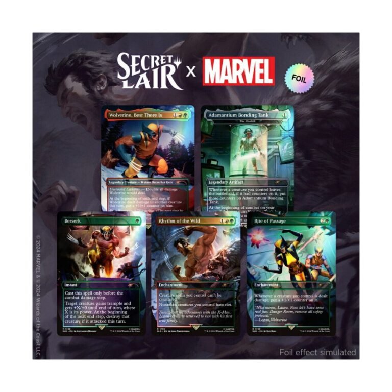 MTG Secret Lair: Marvel Arcana Signet Rainbow Foil Edition