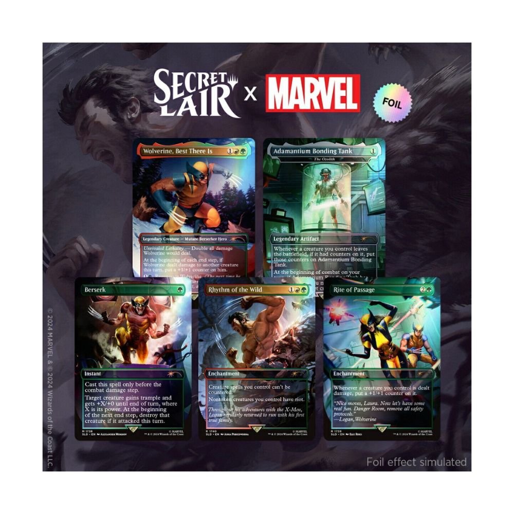 MTGSLMASRFE MTG Secret Lair: Marvel Arcana Signet Rainbow Foil Edition