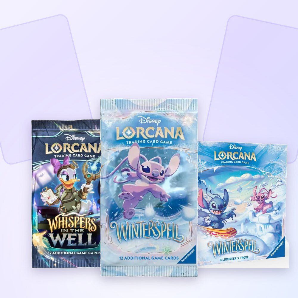 Disney Lorcana booster boxes and troves