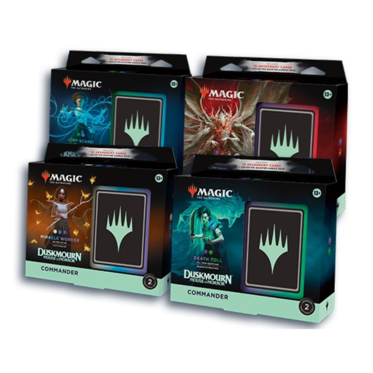 MTG - Duskmourn: House Of Horror - English Commander Decks - Set of 4